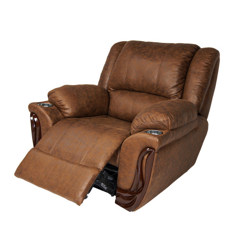 مبل ریلکسی نما چوب قهوهای